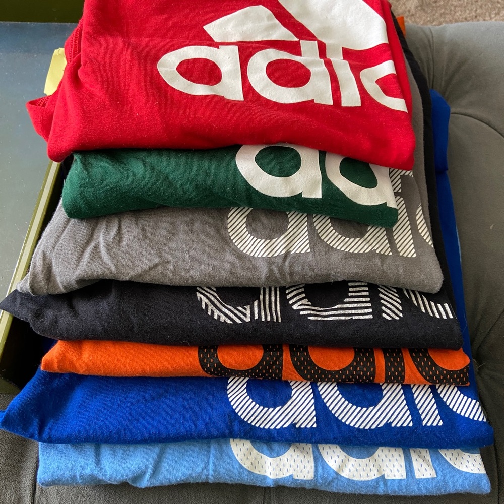 7 adidas xl t-shirts